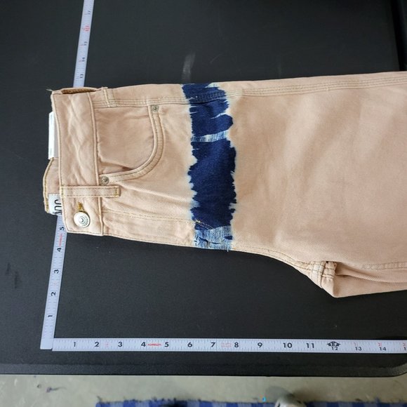 NWT BDG Womens Puddle High Waist Wide Leg Jeans Size 24 Tie Dye Casual School - Picture 7 of 14